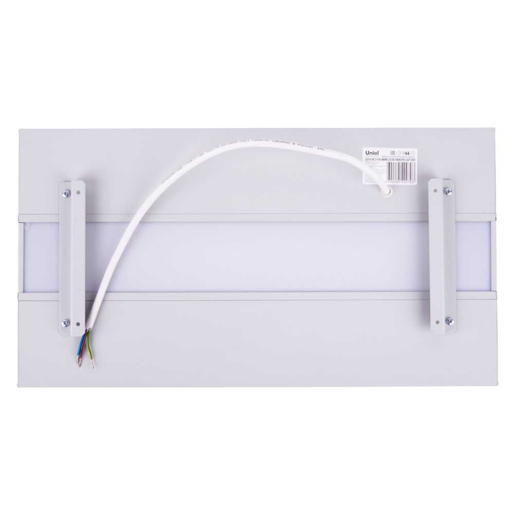 ULO-K16B 2x16W-4000K-L50 5W-3000K IP44 LIGHT GREY Светильник линейный светодиодный подвесной с фоновой подсветкой. Белый свет 4000К. Алюминий. Цвет светло-серый. TM Uniel