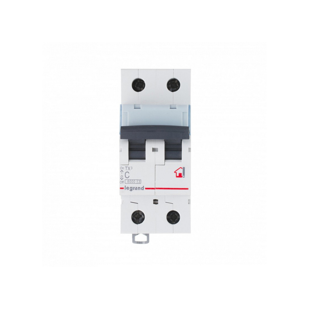Автоматический выключатель Legrand 404048 2П C 63A TX3 6000 6kA
