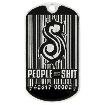 Жетон Slipknot штрих-код (068)