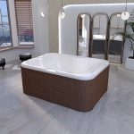 Минибассейн Мишель Platinum 205х155 белый