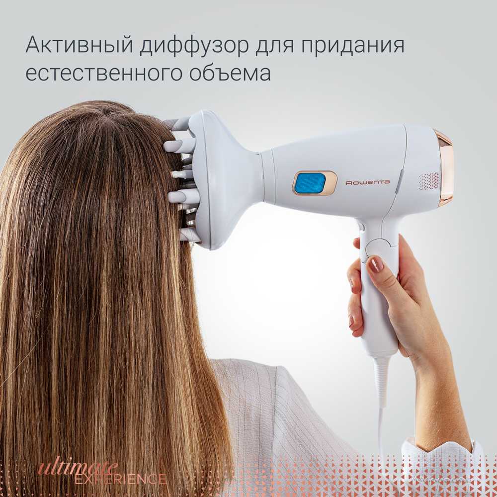 Фен для волос с функцией массажа Scalp Care Rowenta Ultimate Experience CV9240F0
