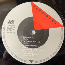 Винтажная виниловая пластинка LP Foreigner 4 (Germany 1981)