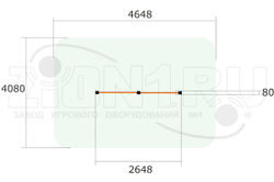 Турник уличный разноуровневый ВБ-180-220