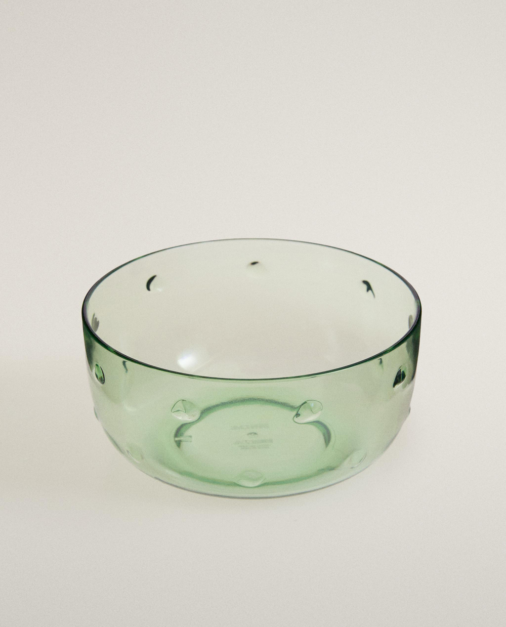 Zara Home миска из пластика, цвет зелёный, 13.6 см