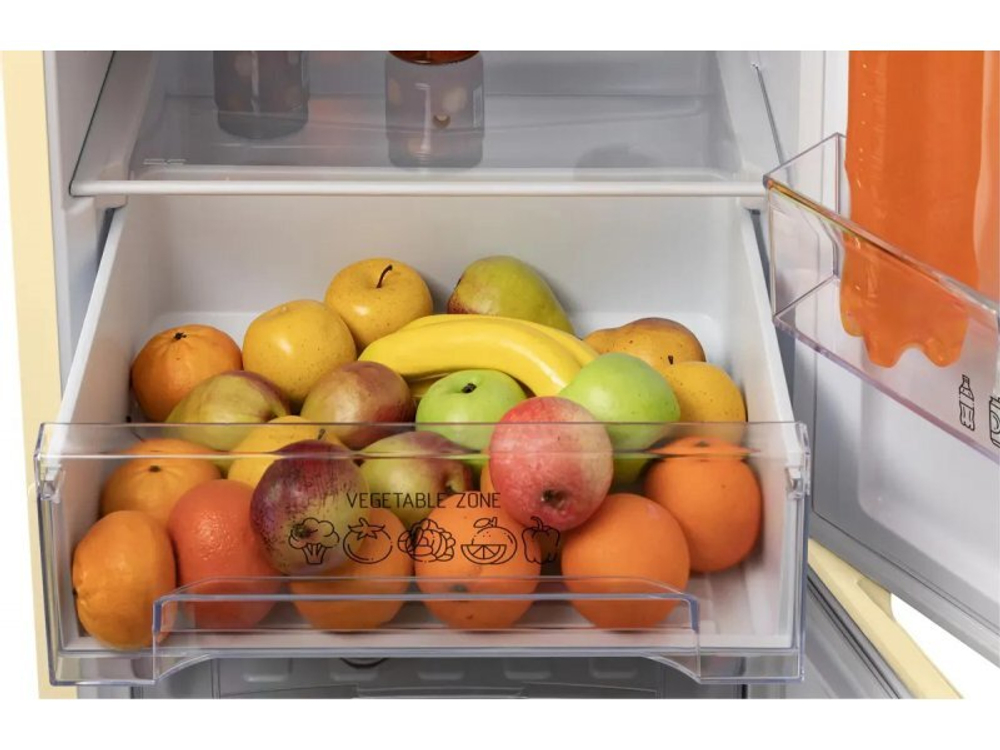 Холодильник двухкамерный Nordfrost NRB 152 Me капельное бежевый мрамор