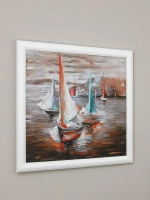 Картина на стену для интерьера на холсте 34*34 см