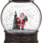 Сувенир с подсветкой Christmas «Шар - Сказочный Дед Мороз» 12,7х9х3,6 см (3хAG13)