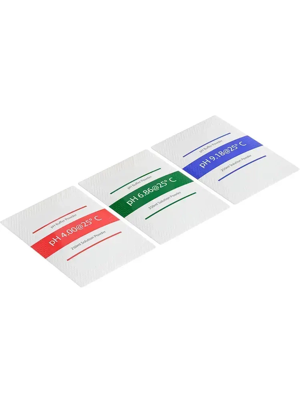 Буферные порошки для калибровки pH метра, комплект 3 штуки 4.00, 6.86, 9.18