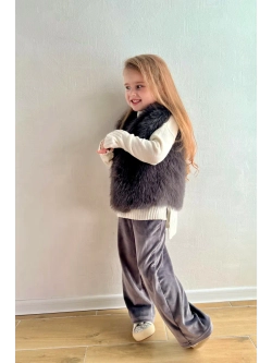 Жилет из искусственного меха