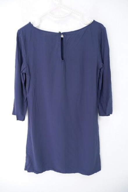 Платье прямое синее 42-44 размер