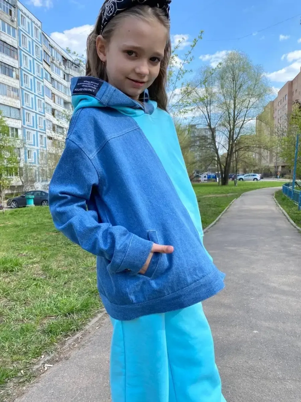 Худи асимметричное
