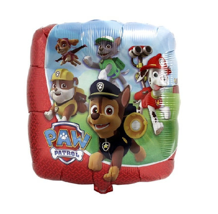 A 18 Квадрат Щенячий патруль / Paw Patrol S60 / 1 шт /, Фольгированный шар. Е37