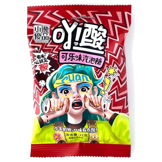 Конфеты XIADYI YOUPIN OYI SUAN Soda со вкусом газировки, 21 г