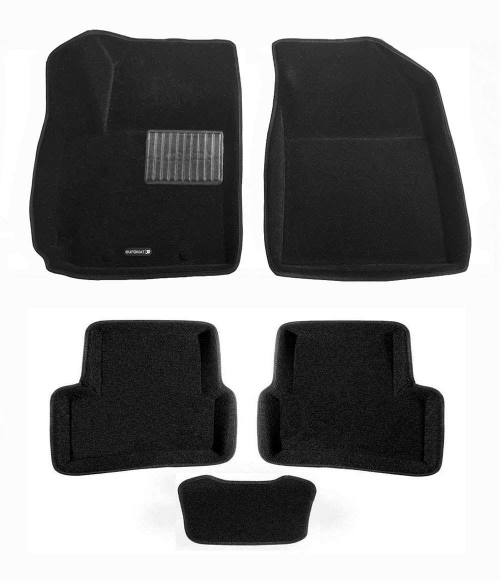 Коврики салона для HYUNDAI Creta (2021-) Euromat 3D Business черные Арт EMC3D-002712