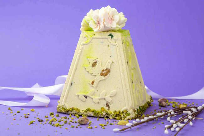 Классическая творожная пасха &quot;Фисташковая&quot;, 900 г