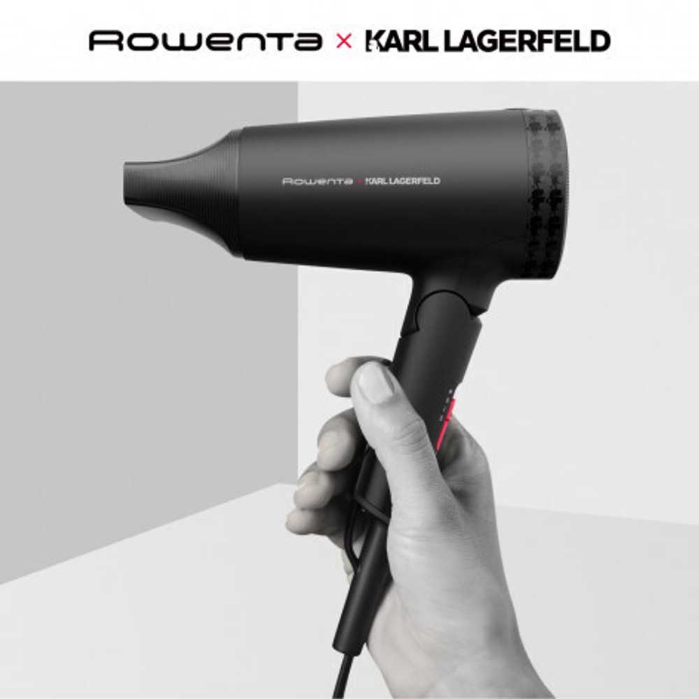 Складной фен Rowenta Express Style Karl Lagerfeld CV184LF0