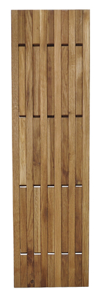 Вешалка для одежды настенная Пиафорте 1195х330 мм / вешалка деревянная из массива дикого дуба в прихожую