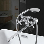 Смеситель для ванны и раковины 1/2 кер G2242 GAPPO L-излив, ХРОМ