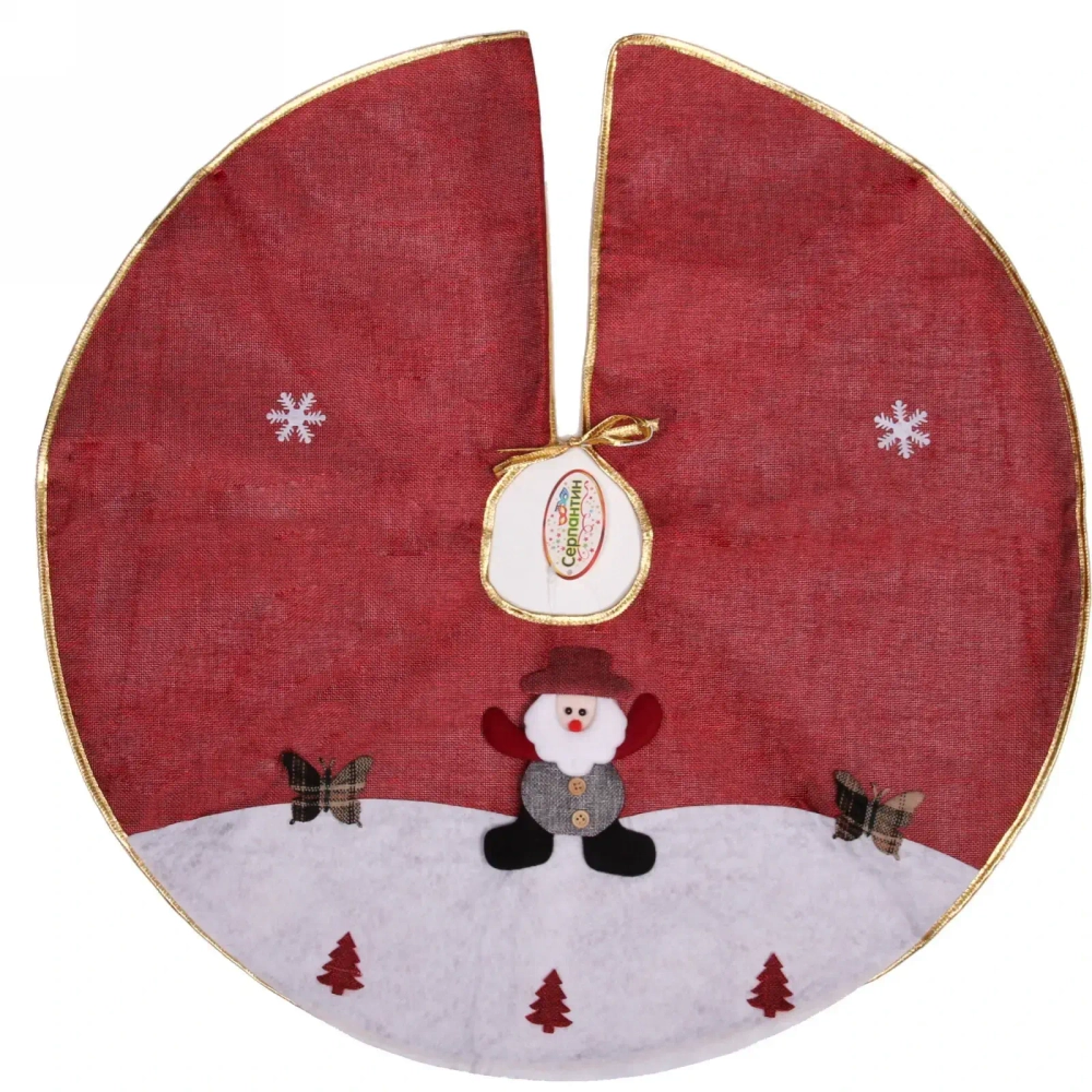 Коврик под ёлку JOLLY «Снежный лес» d-70 см