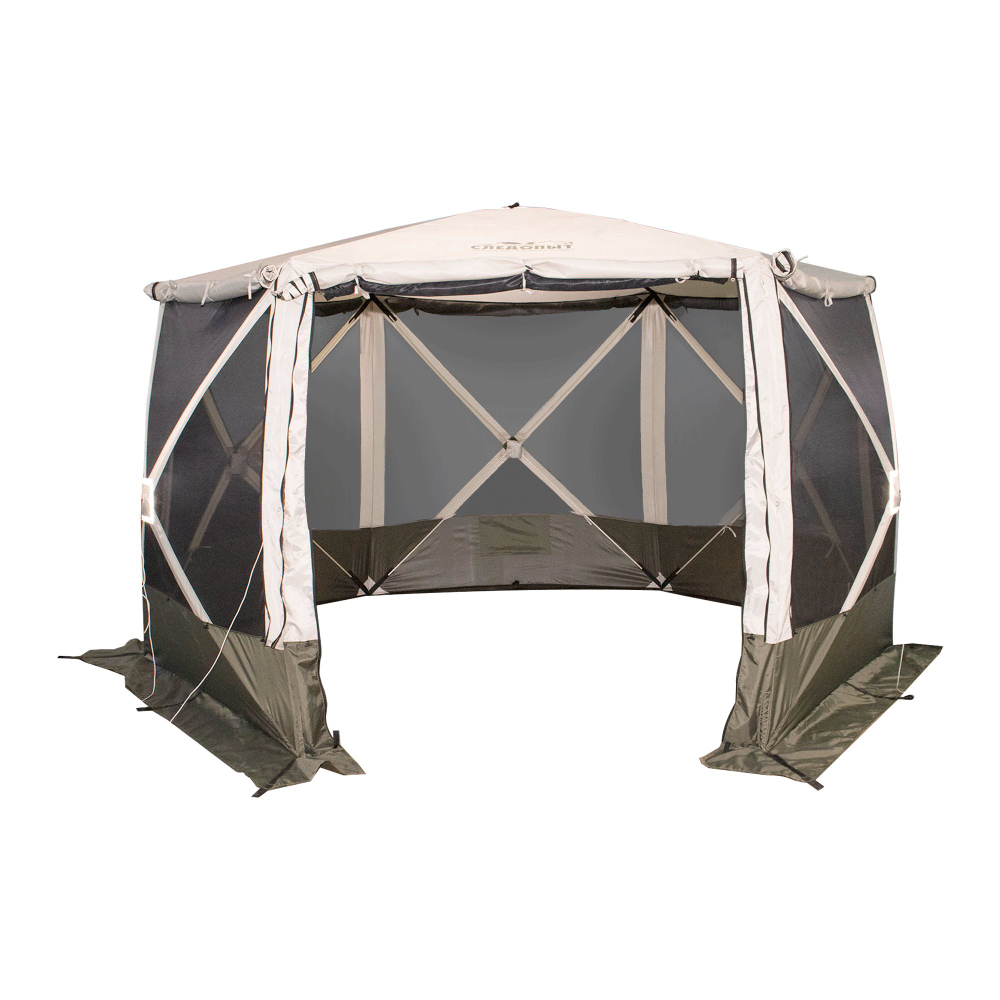 Шатёр СЛЕДОПЫТ быстросборный (6 стен) 3,46х3,46м, PF-TOR-K06