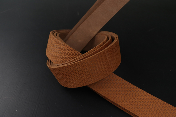 Ременная заготовка коньяк + Плита Древний узор