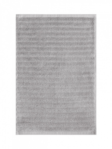 Полотенце махровое DeNASTIA Узкая Волна 500gsm 40x60 100% хлопок, серый