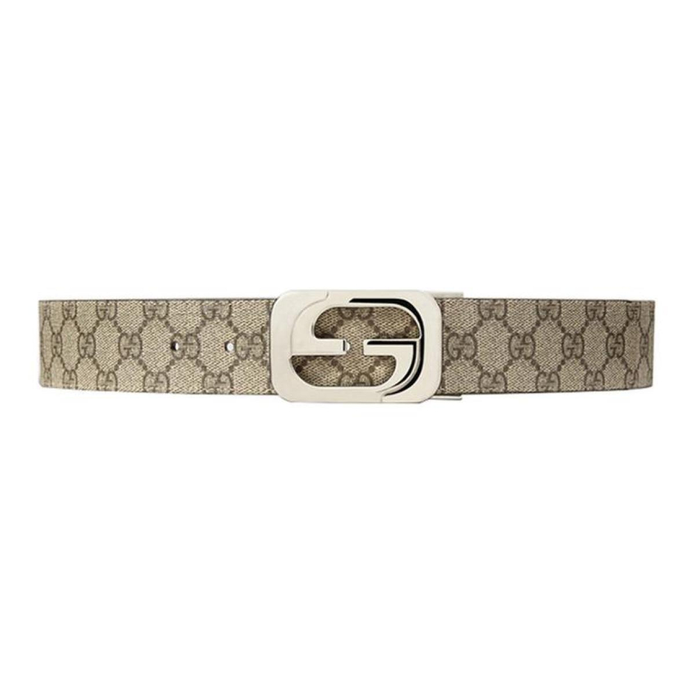 Пояс GUCCI G PVC 4cm, 245861-KGDHN-9767