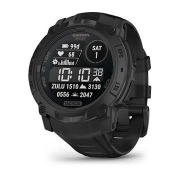 Умные часы Garmin Instinct 3 Solar Tactical 50 mm Black with black band