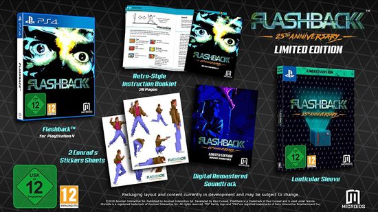 Игра Flashback 25th Anniversary - Collector's Edition (PS4, английская версия)
