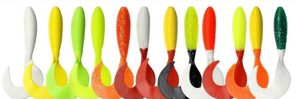 Мягкая приманка твистер FishingFever ARGO 6,0cm,2,0g,уп 6 шт