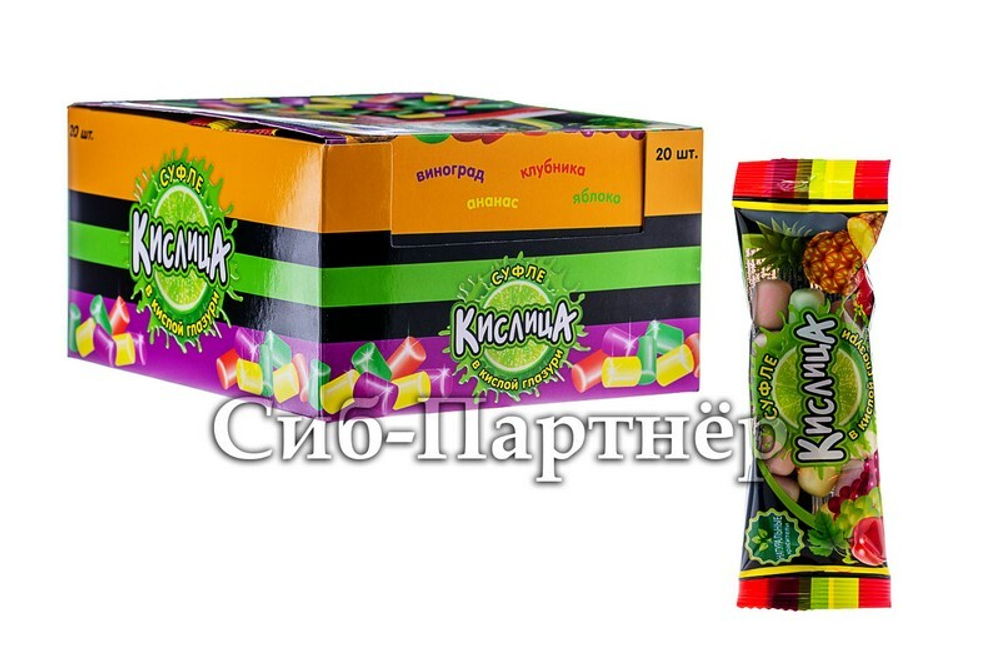 Суфле в кис глаз сфр вкус "Кислица" (20гр*20шт*24бл)