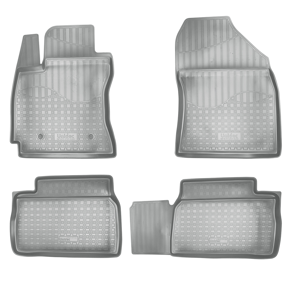 Ковры в салон Norplast/Unidec для Lifan 720 (2014-)Полиуретан,Серый, арт.NPA11-C51-020-G