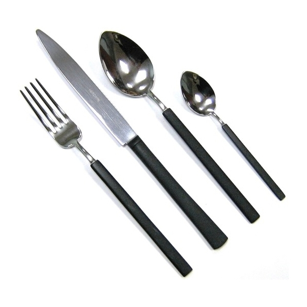 Набор столовых приборов на 6 персон 24 предмета Herdmar Vintage Ept Black основное фото