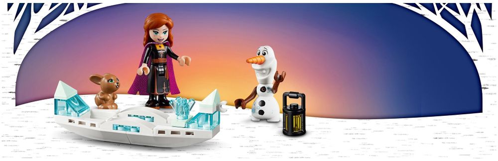 Конструктор LEGO Disney Frozen II 41165 Экспедиция Анны на каноэ