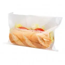 Пакет бумажный с окном для еды, 24*19/17 см, 500 шт/уп, Garcia de PouИспания