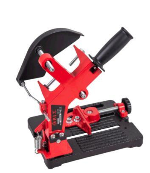 Стойка для УШМ (100-150) P0010004 (диаметр круга 100-150мм, угловые тиски 45 град, литое основание)