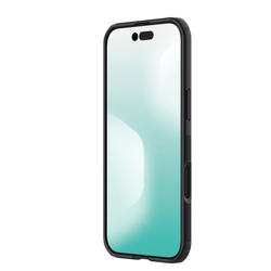 Противоударный чехол черного цвета от Nillkin для iPhone 17 Air, серия Super Frosted Shield Pro