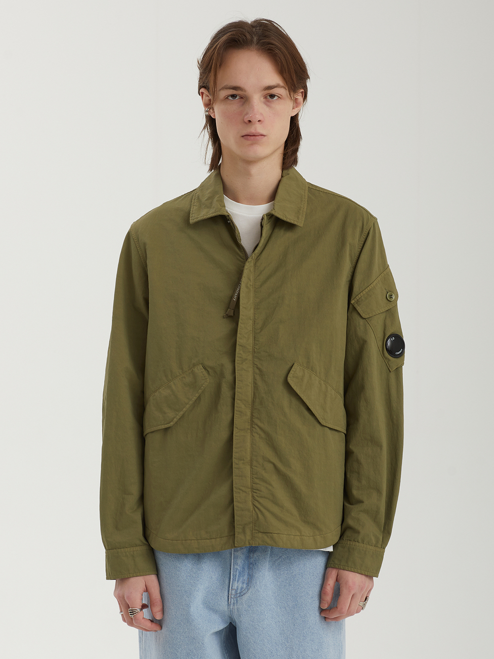 Мужская Рубашка In Diagonal Flatt Nylon