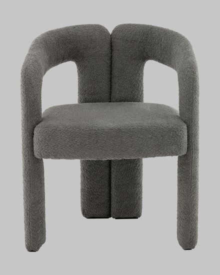 Стул Болинджер букле темно-серый