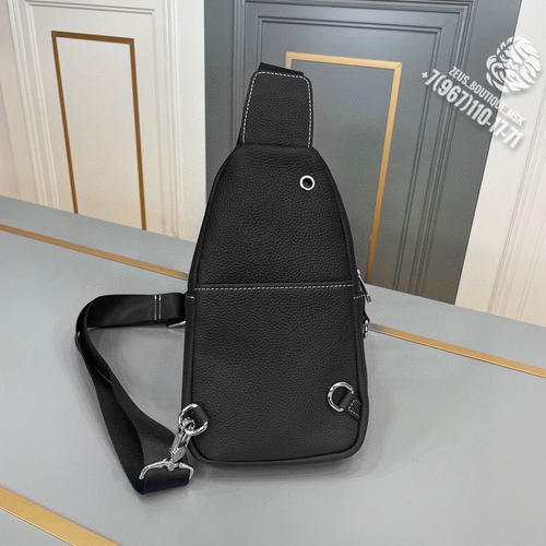 Нагрудная сумка слинг Hermes Cityslide черная