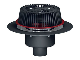 Кровельная воронка HL62Safe для аварийного водостока с вертикальным выпуском