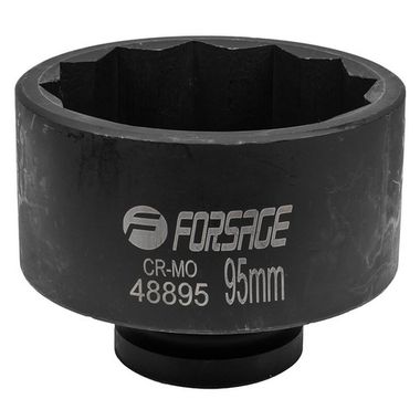 Головка ударная 1'', 95мм (12гр.) Forsage F-48895