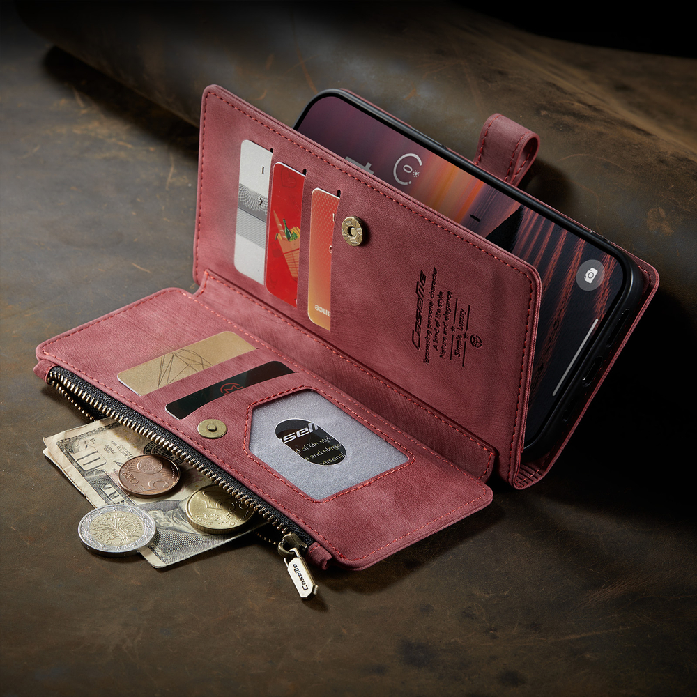 Многофункциональный чехол-кошелек CaseMe 3 in 1 Matte Wallet для iPhone 17 Pro