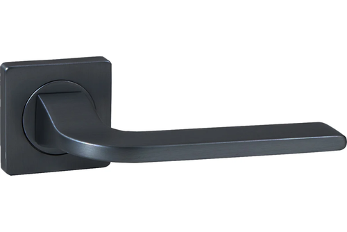 Ручки дверные алюминиевые V55BL-2 AL (черный)