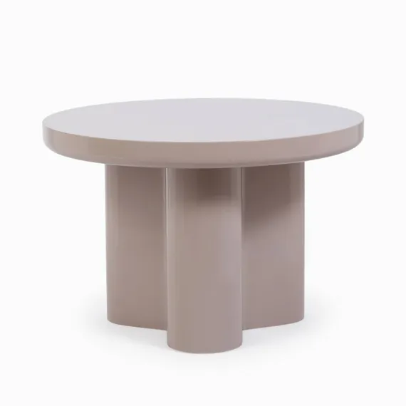 Кофейный стол Savanna Ø60х40 см, бежевый глянец