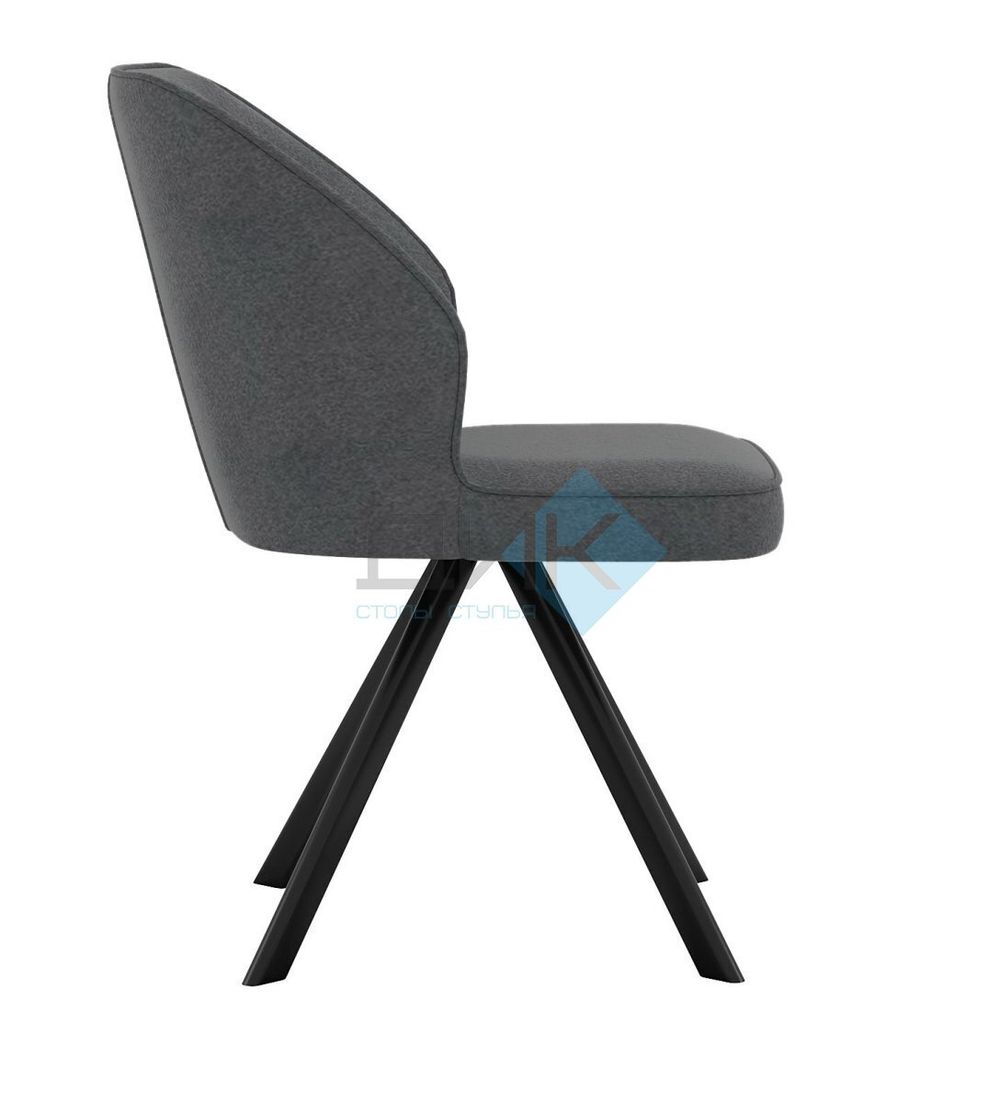 Стул DikLine 233 поворотный опоры чёрные