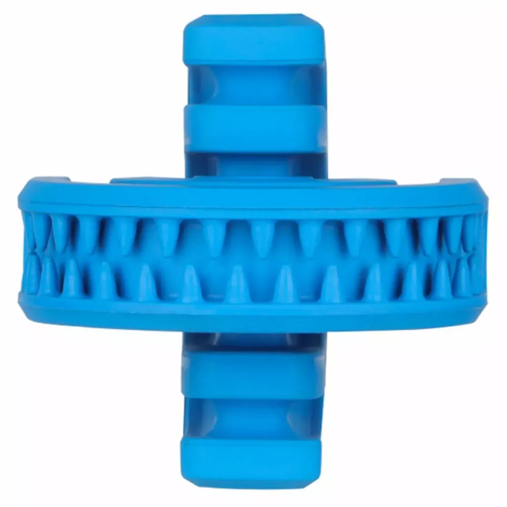 Игрушка Mr.Kranch для собак Головоломка дентальная, 8*8,5 см синяя с ароматом курицы