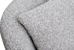 Кресло Верона(Verona) вращающееся, букле серый Orso-SER/бронза 70x77x80см Garda Decor