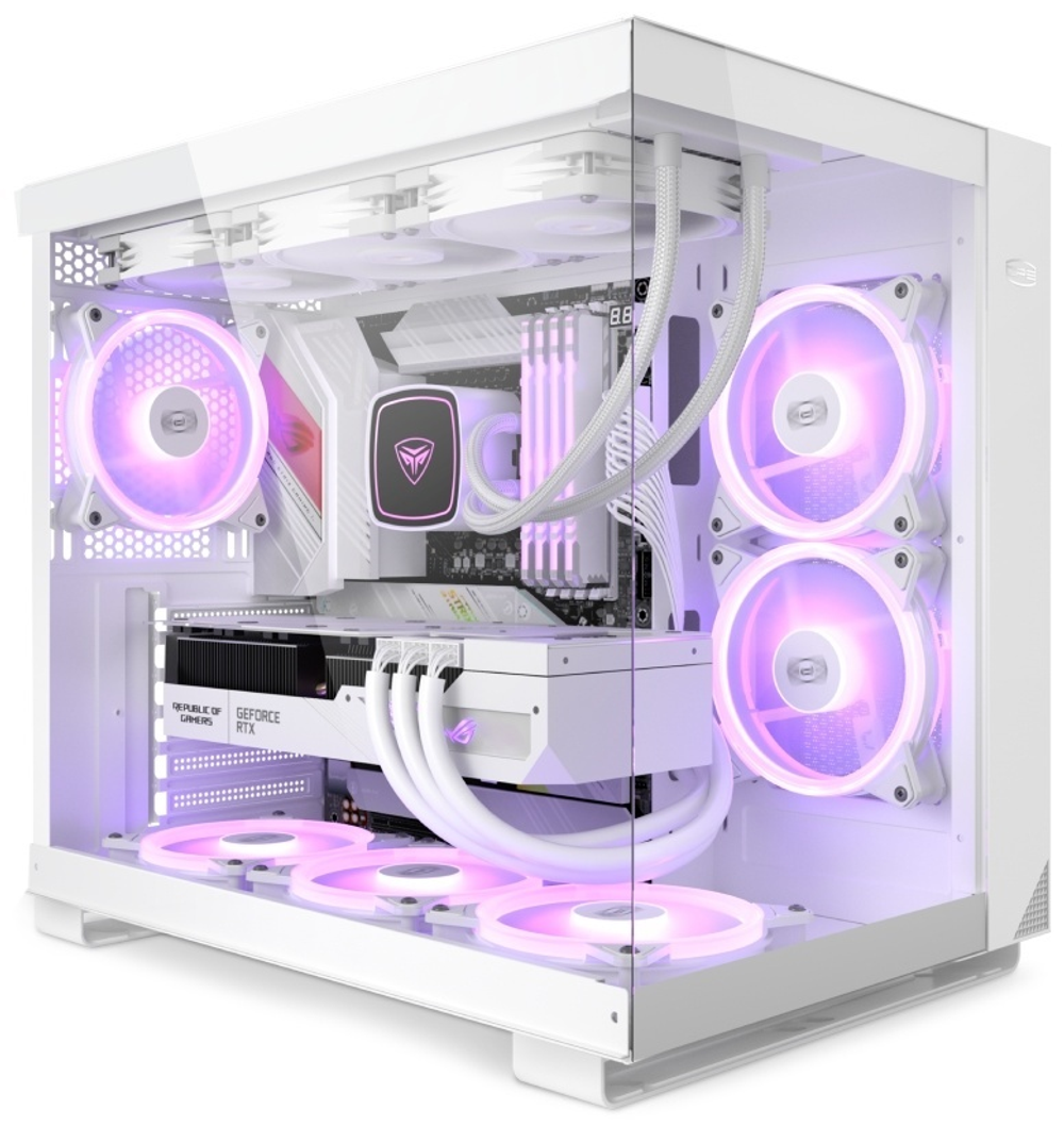 Корпус Pccoler C3 T500 ARGB WH белый