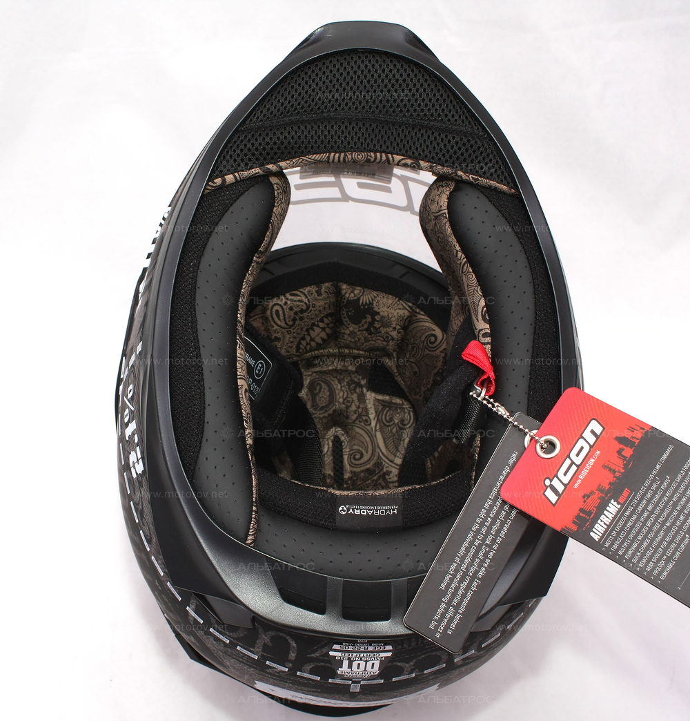 Мотошлем Icon Airframe Statistic